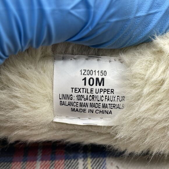 Vineyard Vines Loafer Slippers Men’s Size 10 Brown Fuzzy Comfort Pajama Sleep - Picture 4 of 6